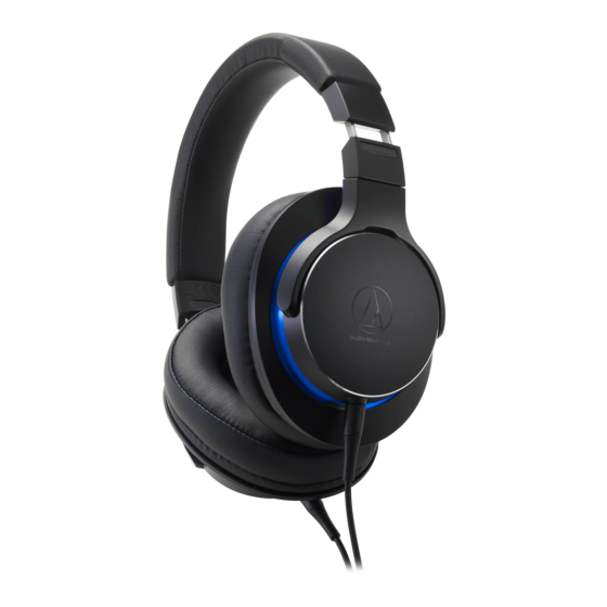 Audio Technica ATH-MSR7b User Manual