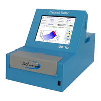 AD Systems Deposit Rater DR10 Operation Manual