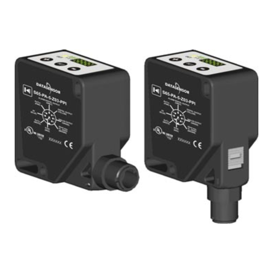 Datasensor S65-PA-5-Z Instruction Manual