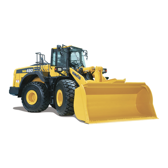 Komatsu WA480-8 Wheel Loader Manuals