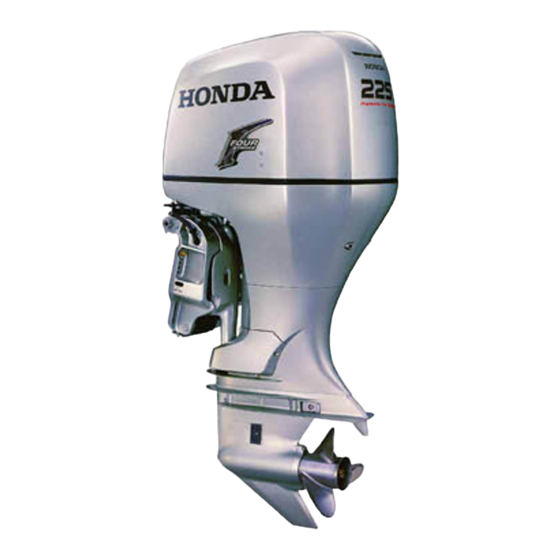 HONDA marine BF225A Owner's Manual