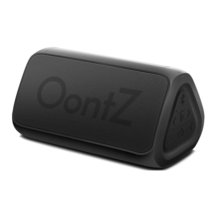 OontZ Angle 3 RainDance - Portable Bluetooth Speaker Manual