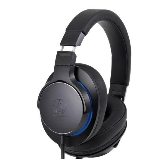 Audio Technica ATH-MSR7b User Manual
