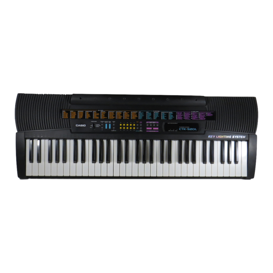 Casio CTK-520L Operation Manual