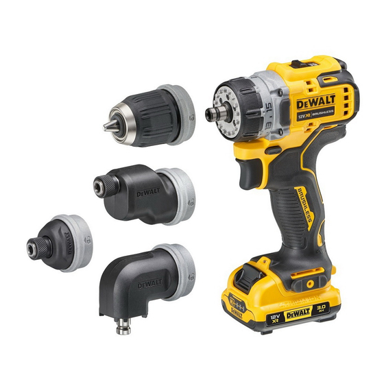 DeWalt XR DCD703 Original Instructions Manual