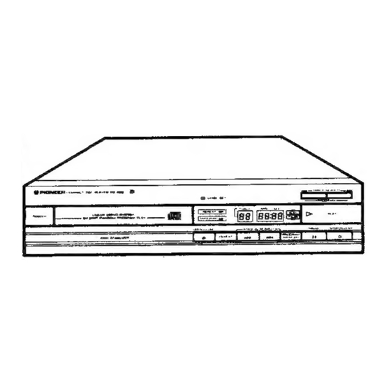 Pioneer PD-X88 Service Manual