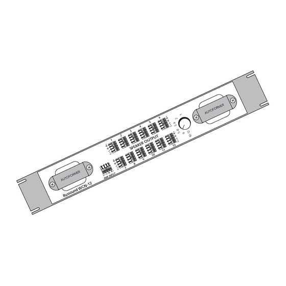 Russound WCN-12 Instruction Manual