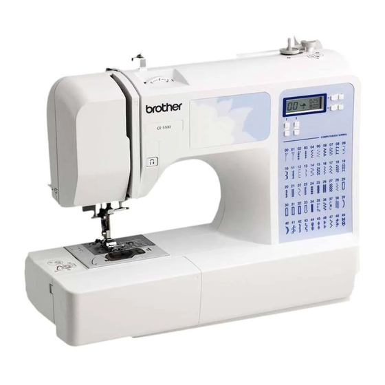 Brother CE-5500PRW Quick Setup Manual
