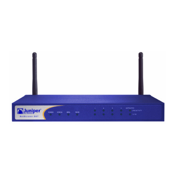 Juniper NetScreen-5GT Wireless User Manual