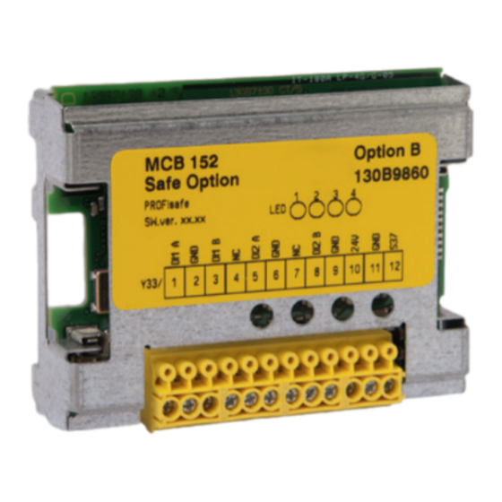Danfoss MCB 152 Operating Instructions Manual