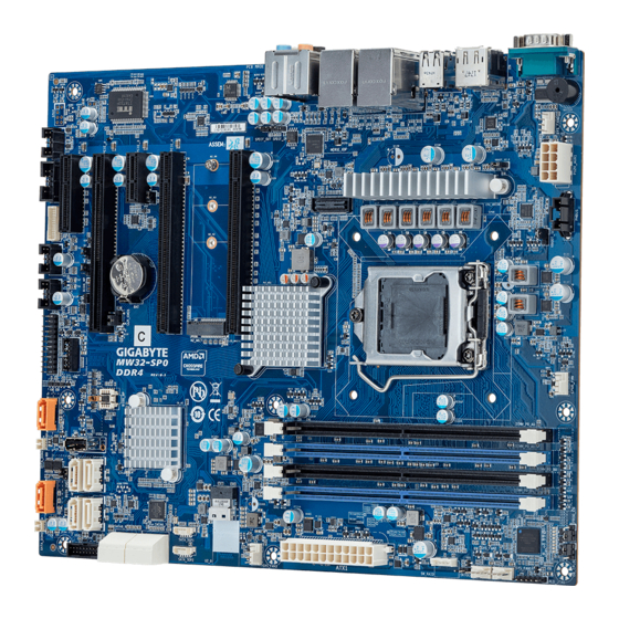 Gigabyte MW32-SP0 User Manual