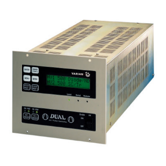 Varian 929-7015M002 Instruction Manual