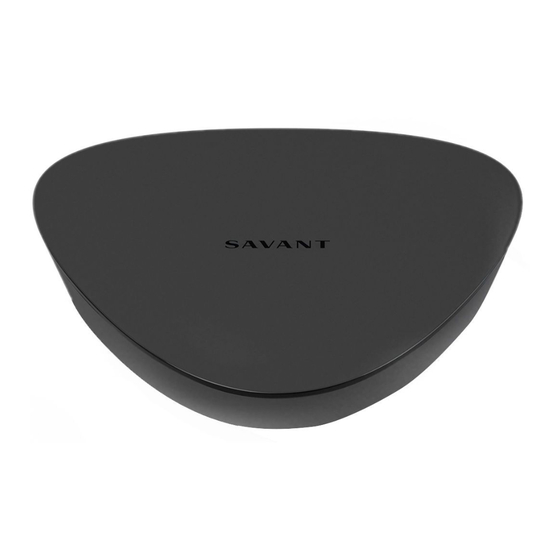 Savant SMS-100AM Quick Reference Manual