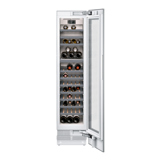 Gaggenau RW414964 User Manual