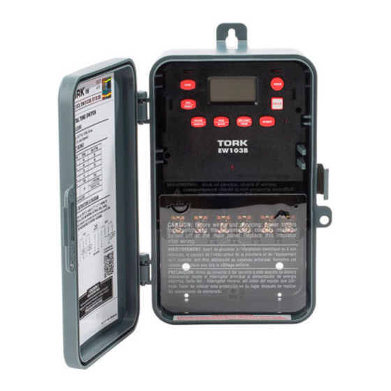 Tork EW103B Programming Instructions