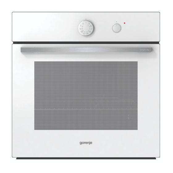 Gorenje simplicity BO71SY2W Instructions For Use Manual