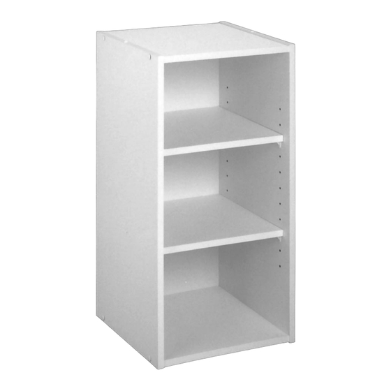 Closet Maid 3 Shelf Vertical Organizer 10130 Assembling Instructions