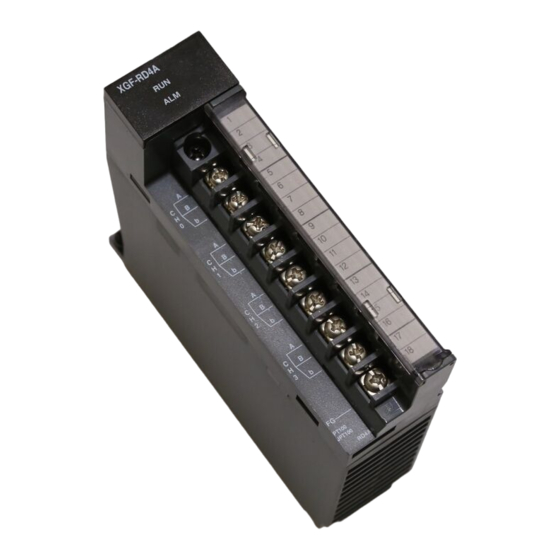 LS XGF-RD4A Installation Manual