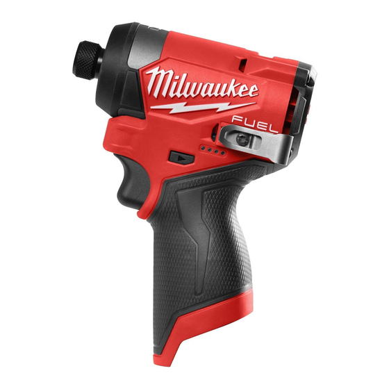 Milwaukee M12 FID2-0 Original Instructions Manual