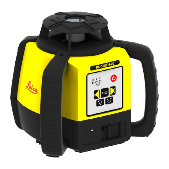 Leica Rugby 640 Manuals