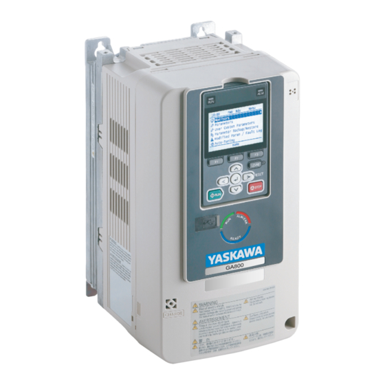 User Manuals: YASKAWA GA80U4720ABM Frequency Drive