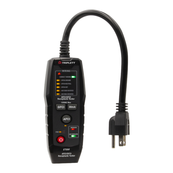 Triplett ET550 User Manual