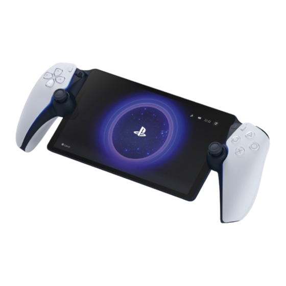 Sony playstation portal manuals manualslib