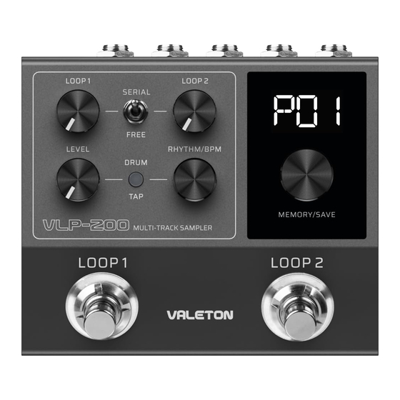 Valeton VLP-200 Quick User Manual