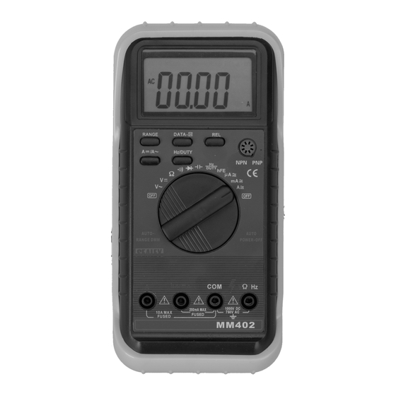 Sealey MM402.V3 Instructions