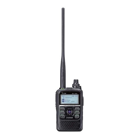 Icom ID-31A Service Manual