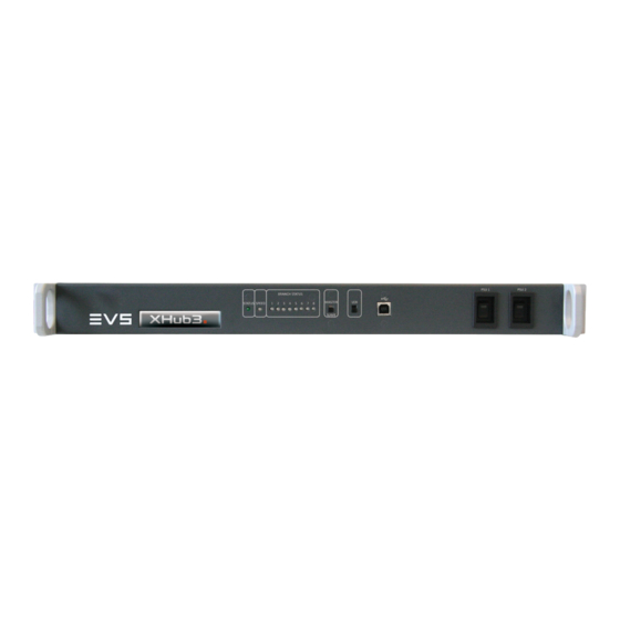 EVS XHub3 Technical Reference Manual
