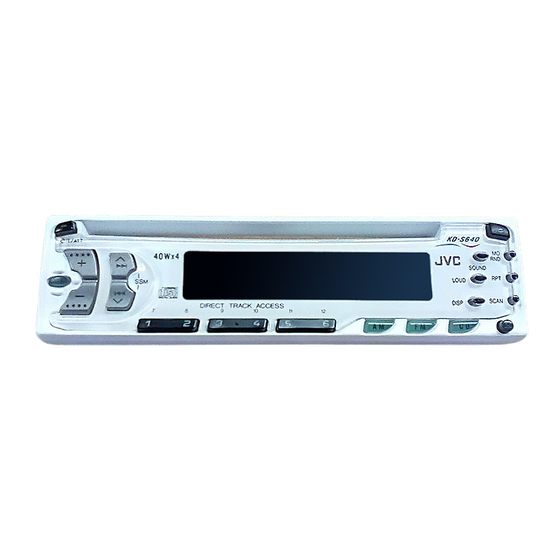 JVC KD-S640 Service Manual