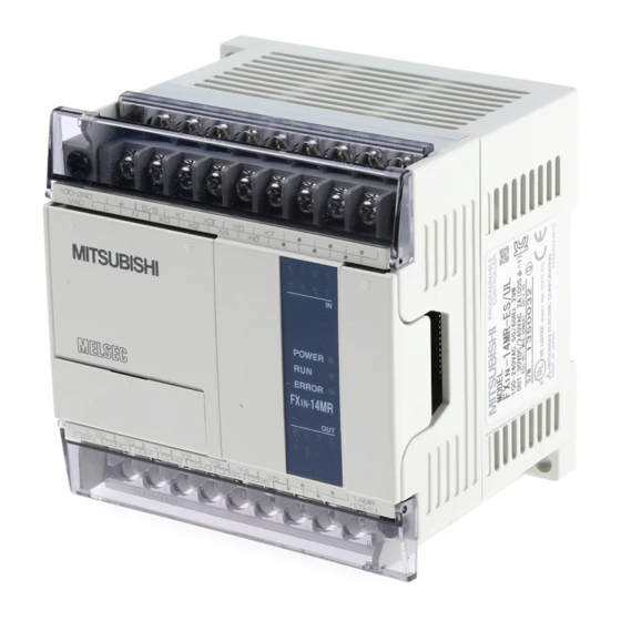Mitsubishi FX1N-60MR-ES/UL Hardware Manual