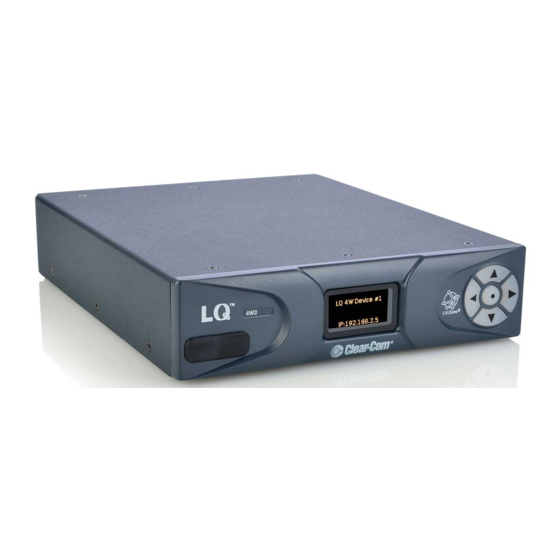 Clear-Com LQ-2W2 User Manual