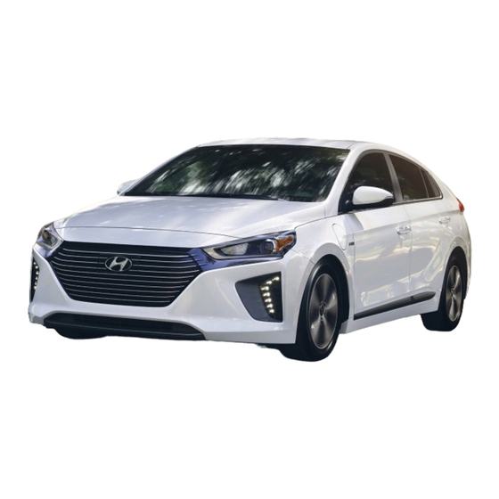 Hyundai IONIQ PLUG-IN Hybrid 2018 Quick Reference Manual