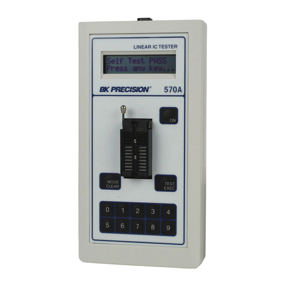 BK Precision 570A Operator's Manual