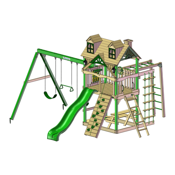 PlayNation Play Systems Cayman Riviera Roof 1500EWR Assembly Instructions Manual