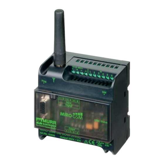 Murr Elektronik MIRO GSM Manual