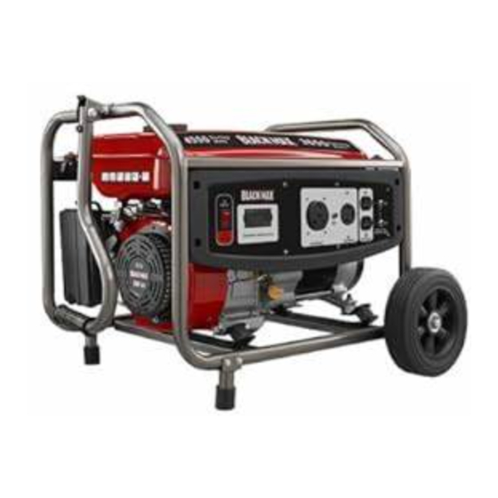 Black Max BM903655D Generator Manuals