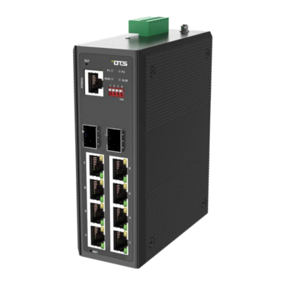 OT Systems IES8222MPp9H-S-DR Quick Installation Manual