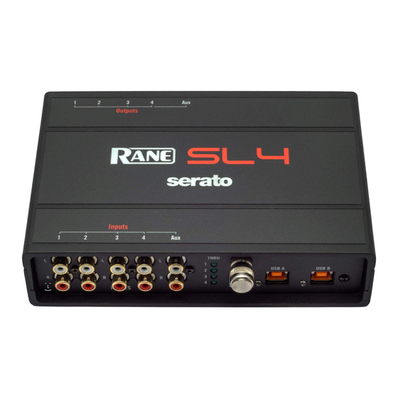 Rane SL 4 Specification