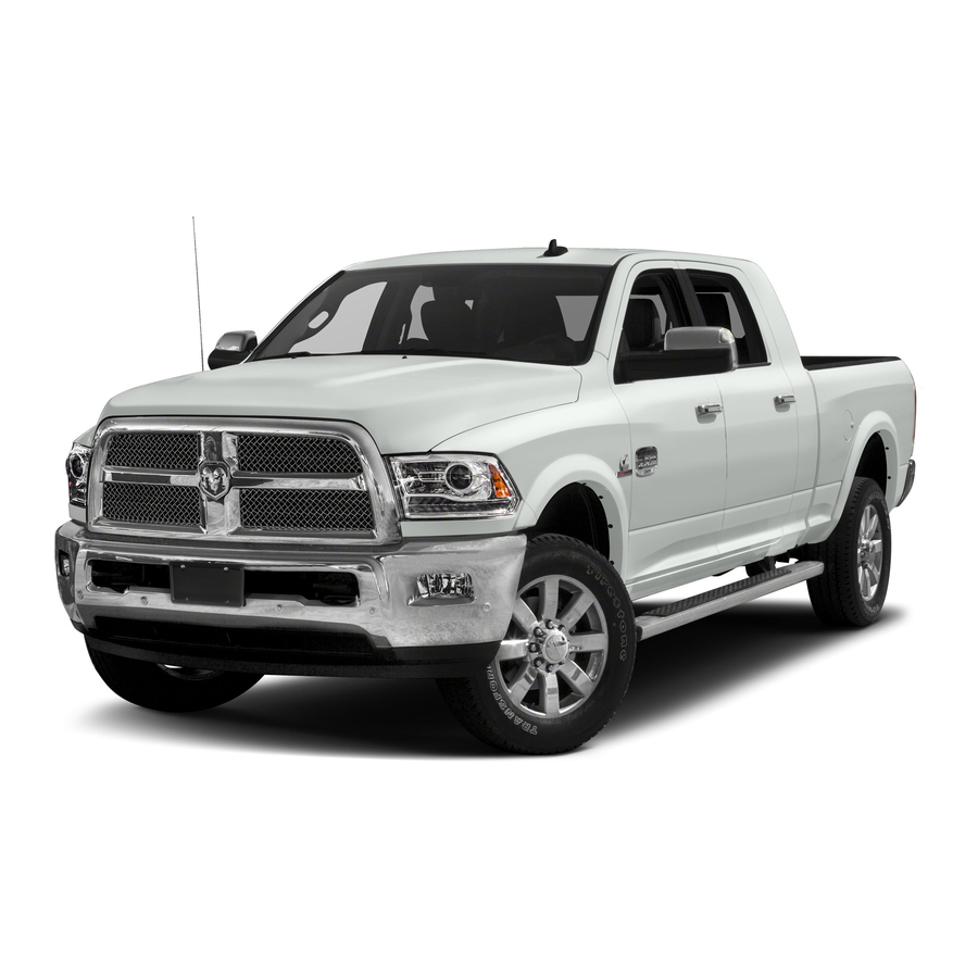 RAM  TRUCK 1500 Owner's Manual Supplement