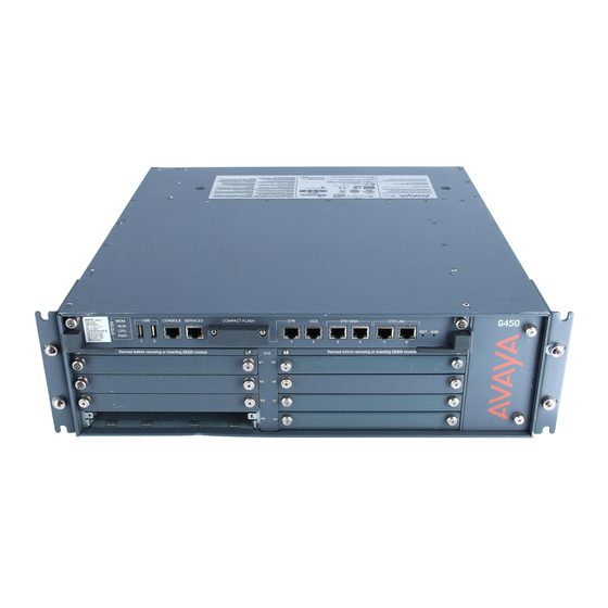 Avaya Media Gateway G350 User Manual