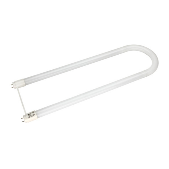 MaxLite External U-Bend T8 Operating Instructions Manual