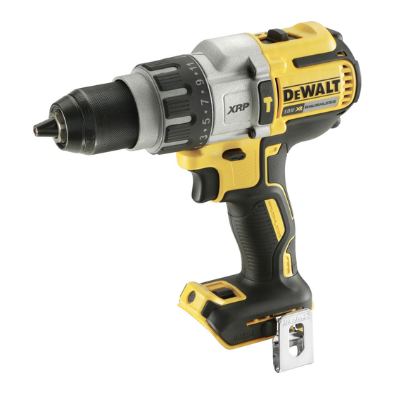DeWalt DCD996P3-QW Original Instructions Manual