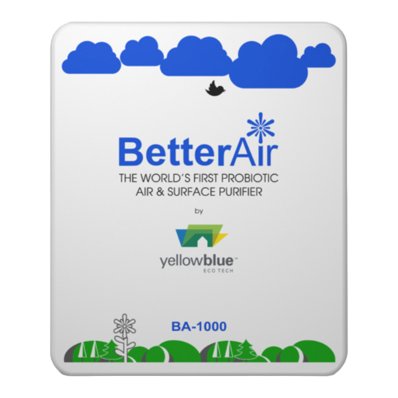 BetterAir BA-1000 Setup Manual