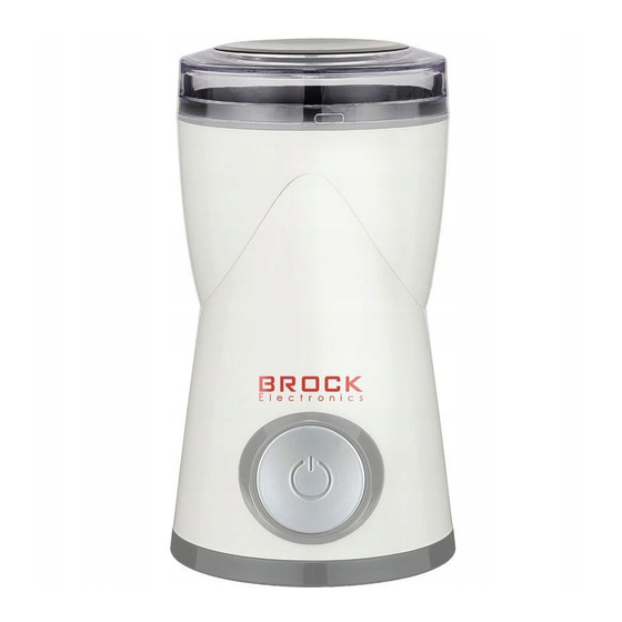 Brock CG 3050 WH Manual