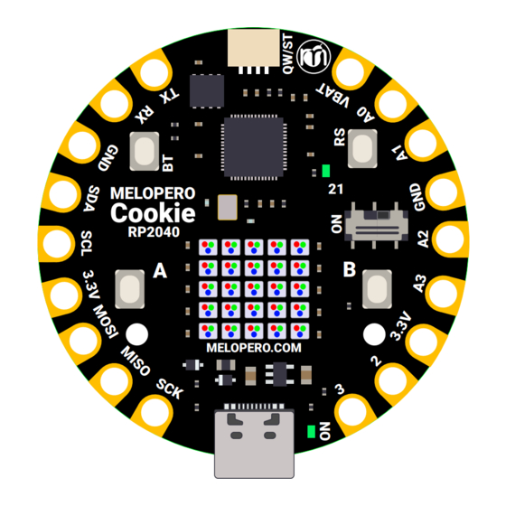 Melopero Cookie RP2040 Manuals
