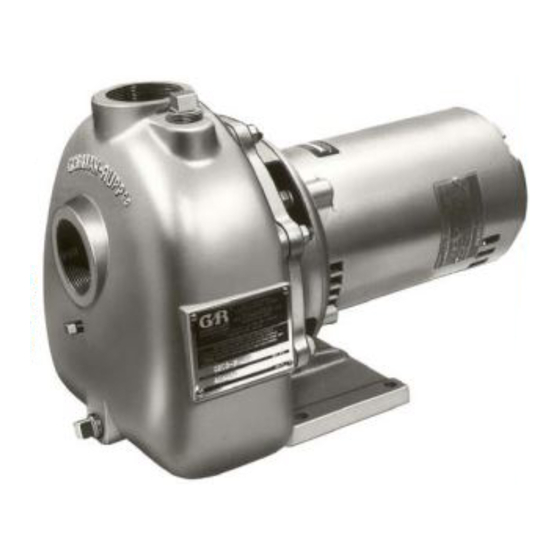 GORMAN-RUPP PUMPS 02D3-E1 1P Installation, Operation And Maintenance Manual