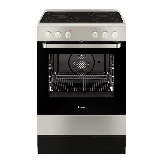 User Manuals: Cylinda S 7562 KV Oven Instruction
